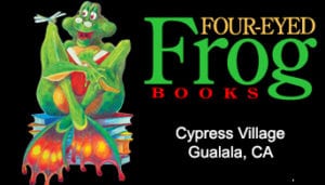 Four-eyed frog bookstore