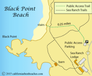 Black Point Beach, surfing sea ranch